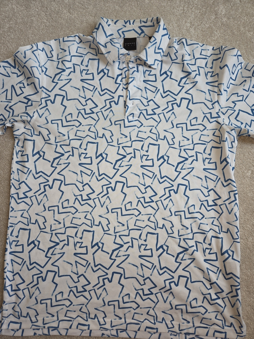Men's Golf Polo, Dunning Golf, Size Medium